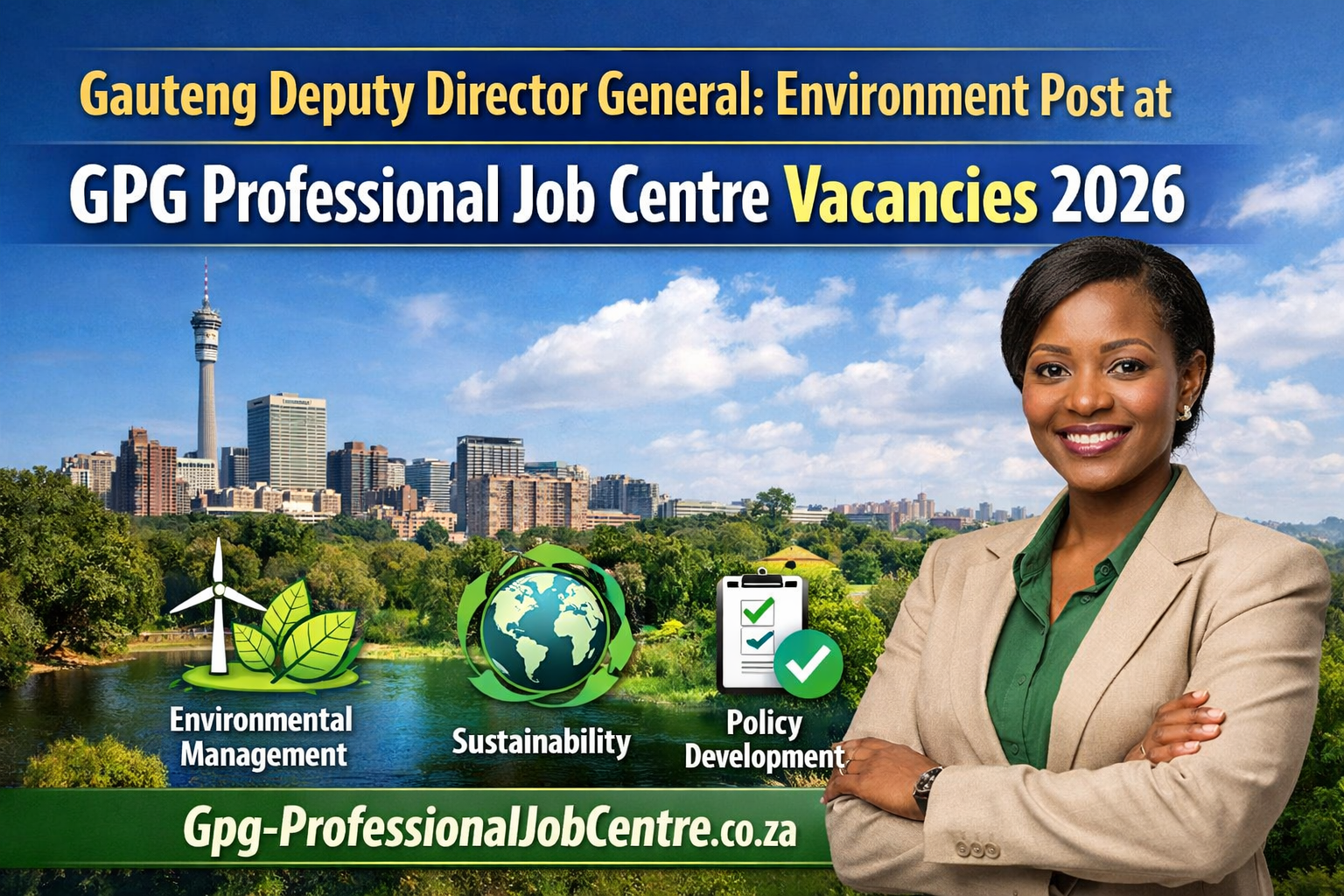 Gauteng Deputy Director General: Environment Post at GPG Professional Job Centre Vacancies 2026
