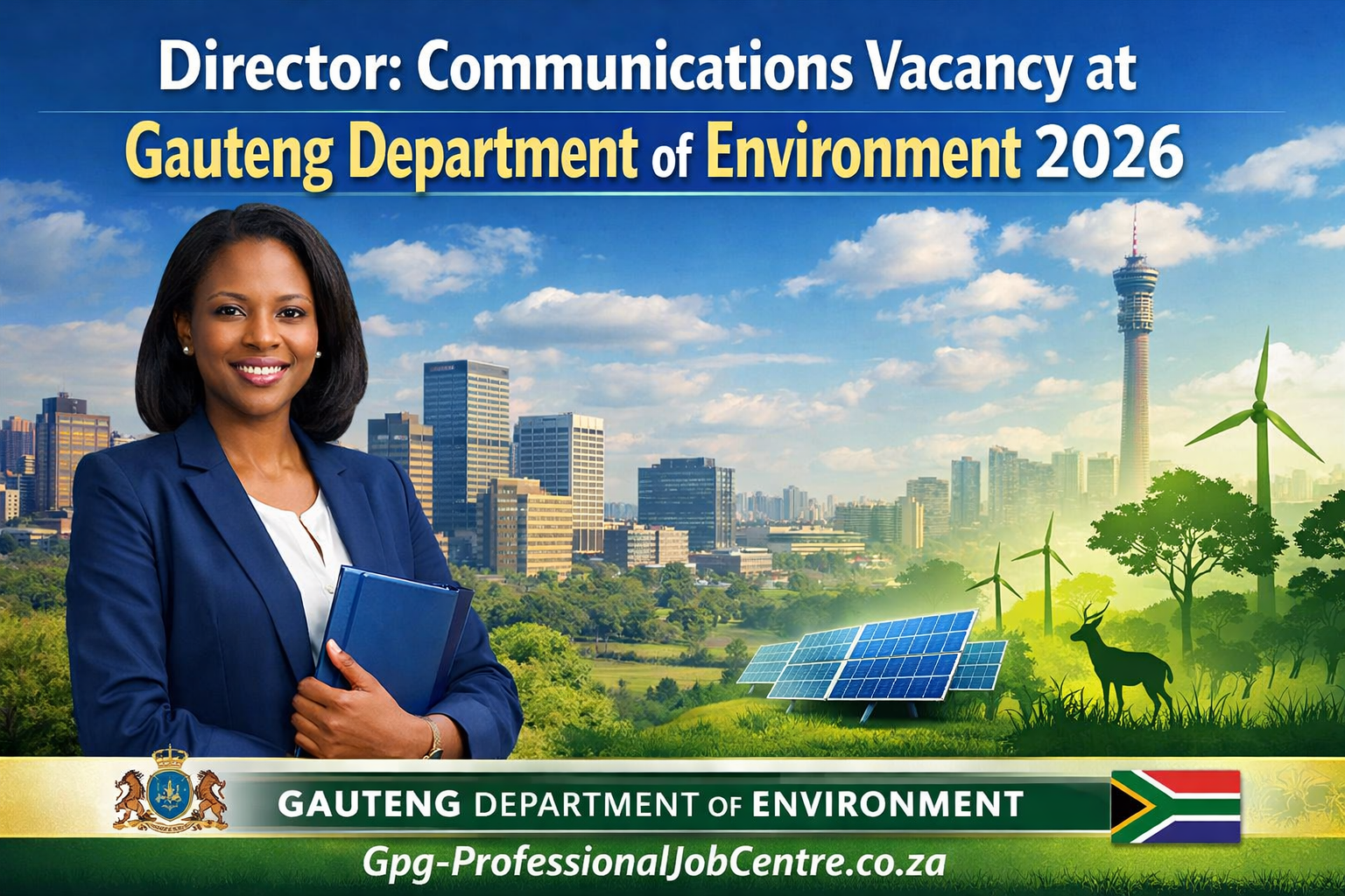 Director: Communications Vacancy at Gauteng Department of Environment 2026