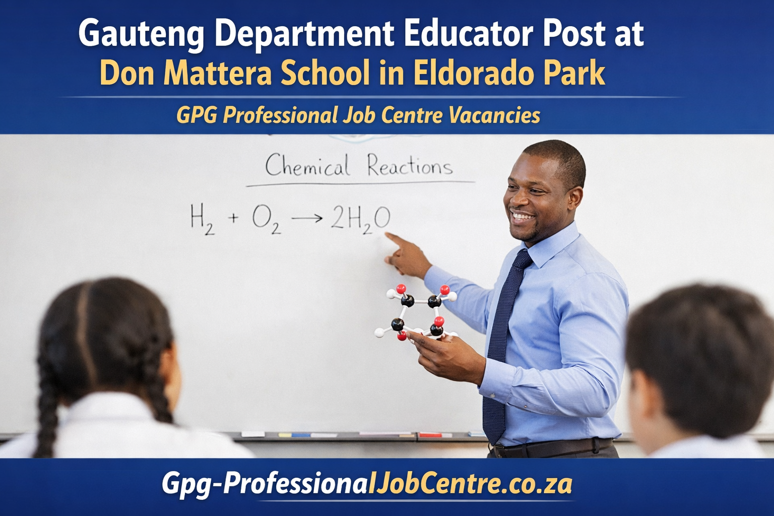 Gauteng Department Educator Post at Don Mattera School in Eldorado Park – GPG Professional Job Centre Vacancies