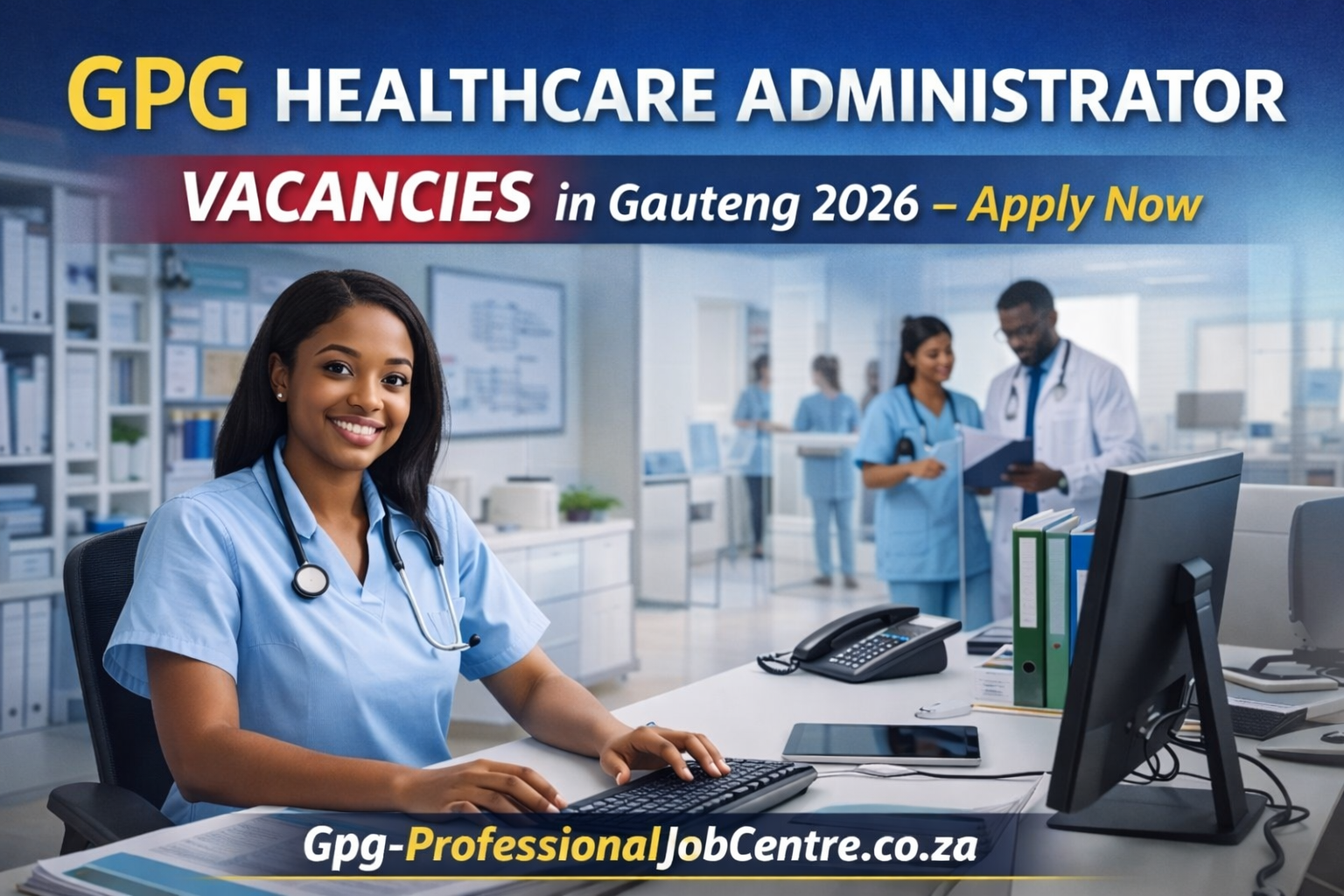 Gauteng Provincial Government healthcare administrator applying online through GPG Professional Job Centre