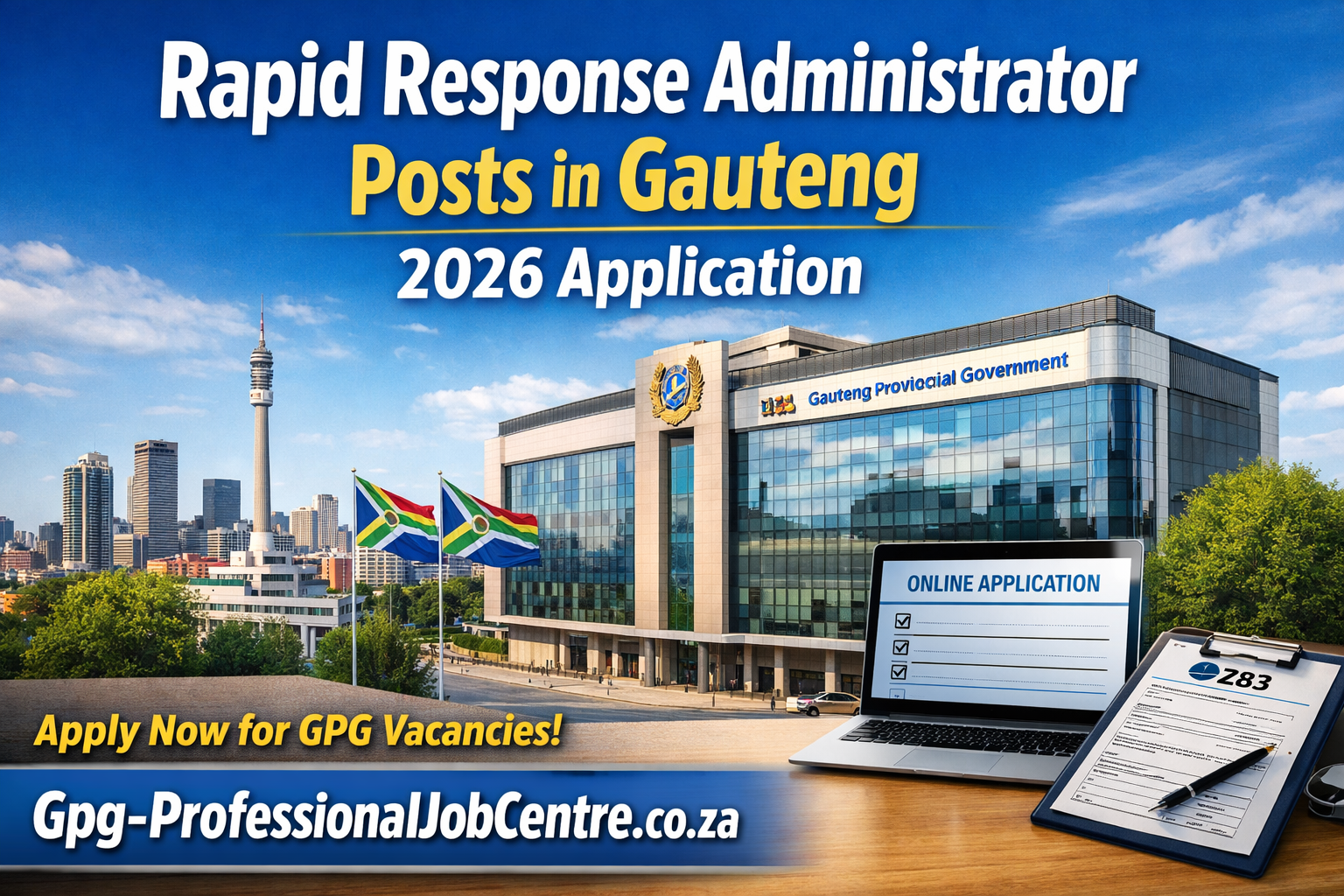 Rapid Response Administrator Posts in Gauteng 2026 Application