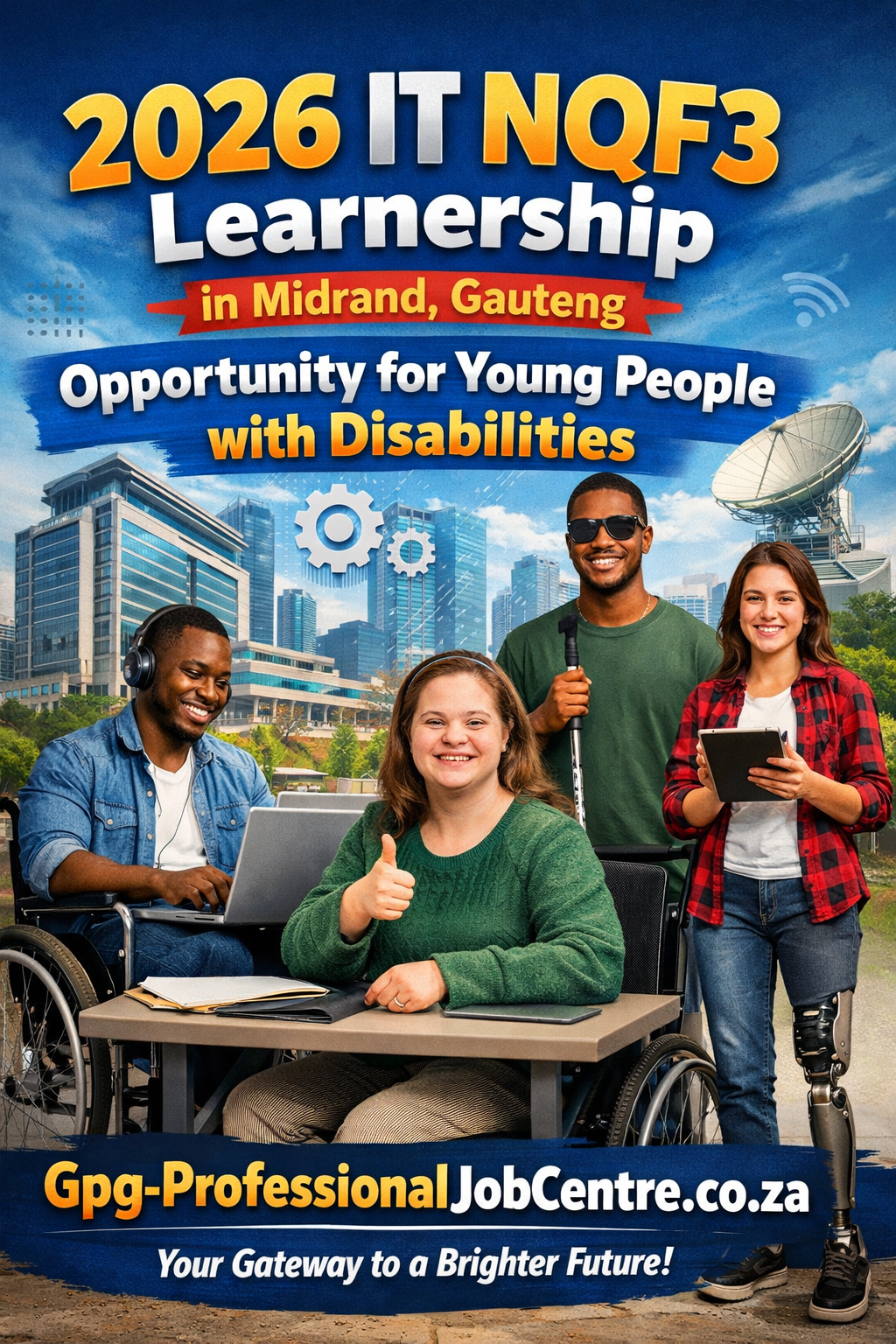 2026 IT NQF3 Learnership in Midrand, Gauteng – Opportunity for Young People with Disabilities
