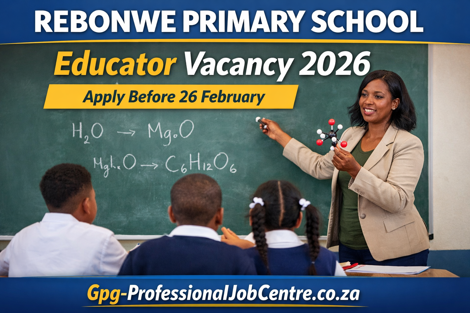 REBONWE PRIMARY SCHOOL Educator Vacancy 2026 | Apply Before 26 February