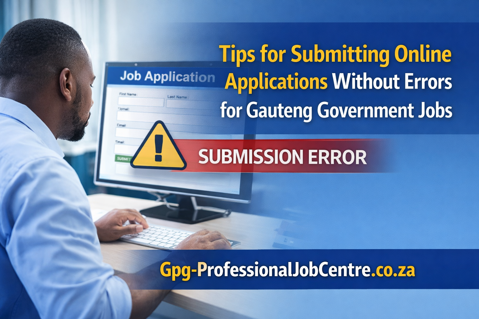 Tips for Submitting Online Applications Without Errors for Gauteng Government Jobs