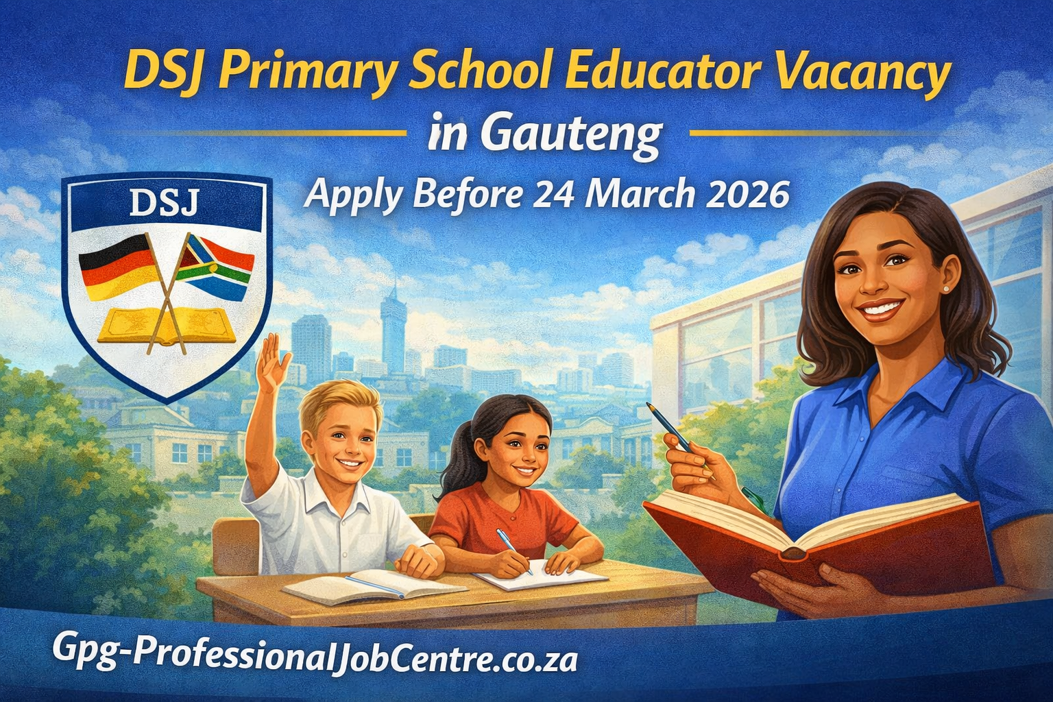Intermediate Phase teaching job at DSJ Primary School Soweto