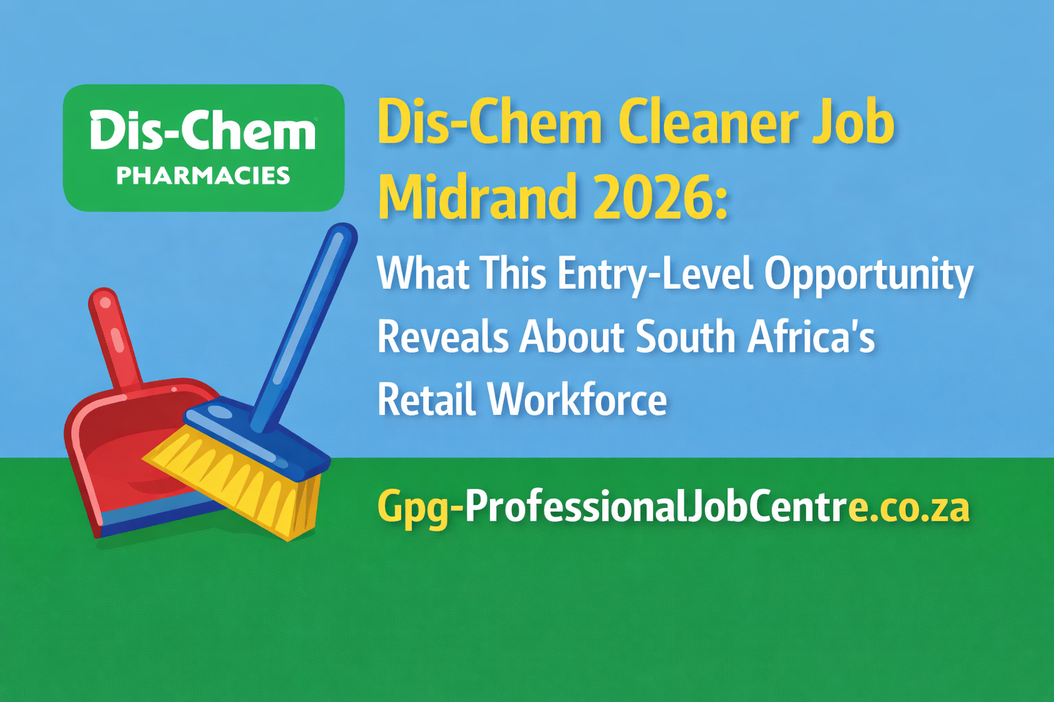 Dis-Chem Cleaner Job Midrand 2026: What This Entry-Level Opportunity Reveals About South Africa’s Retail Workforce