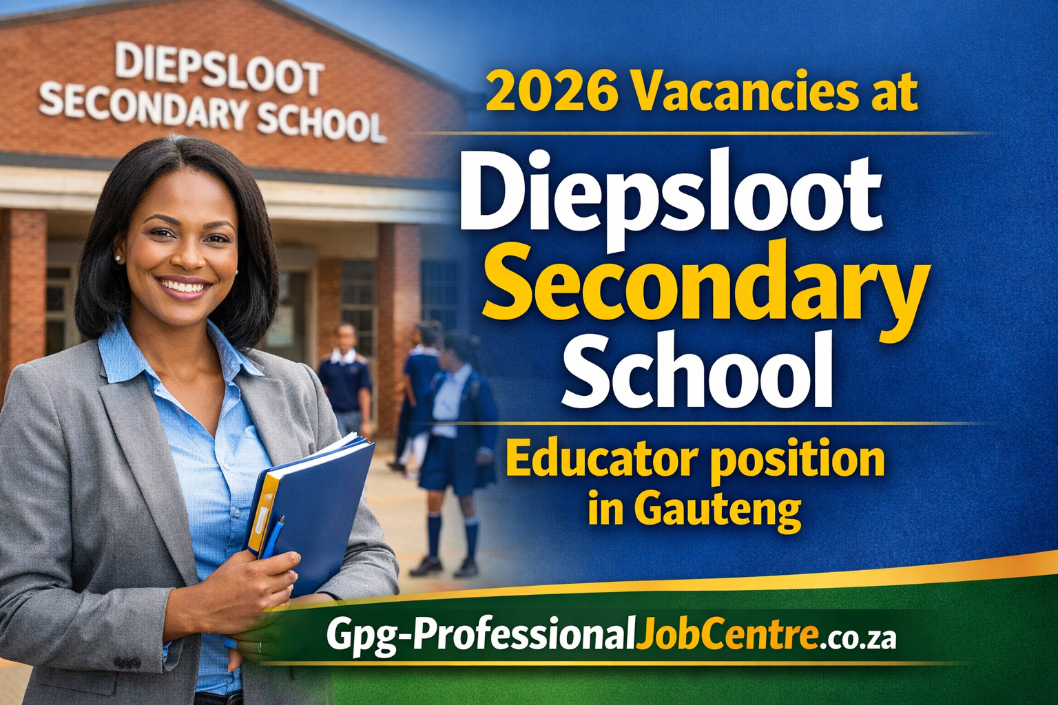 2026 Vacancies at Diepsloot Secondary School Educator position in GautengÂ