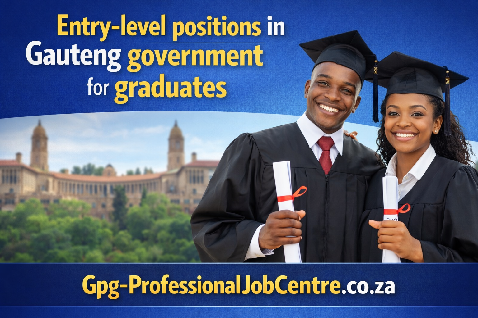 Entry Level Positions in Gauteng Government for Graduates
