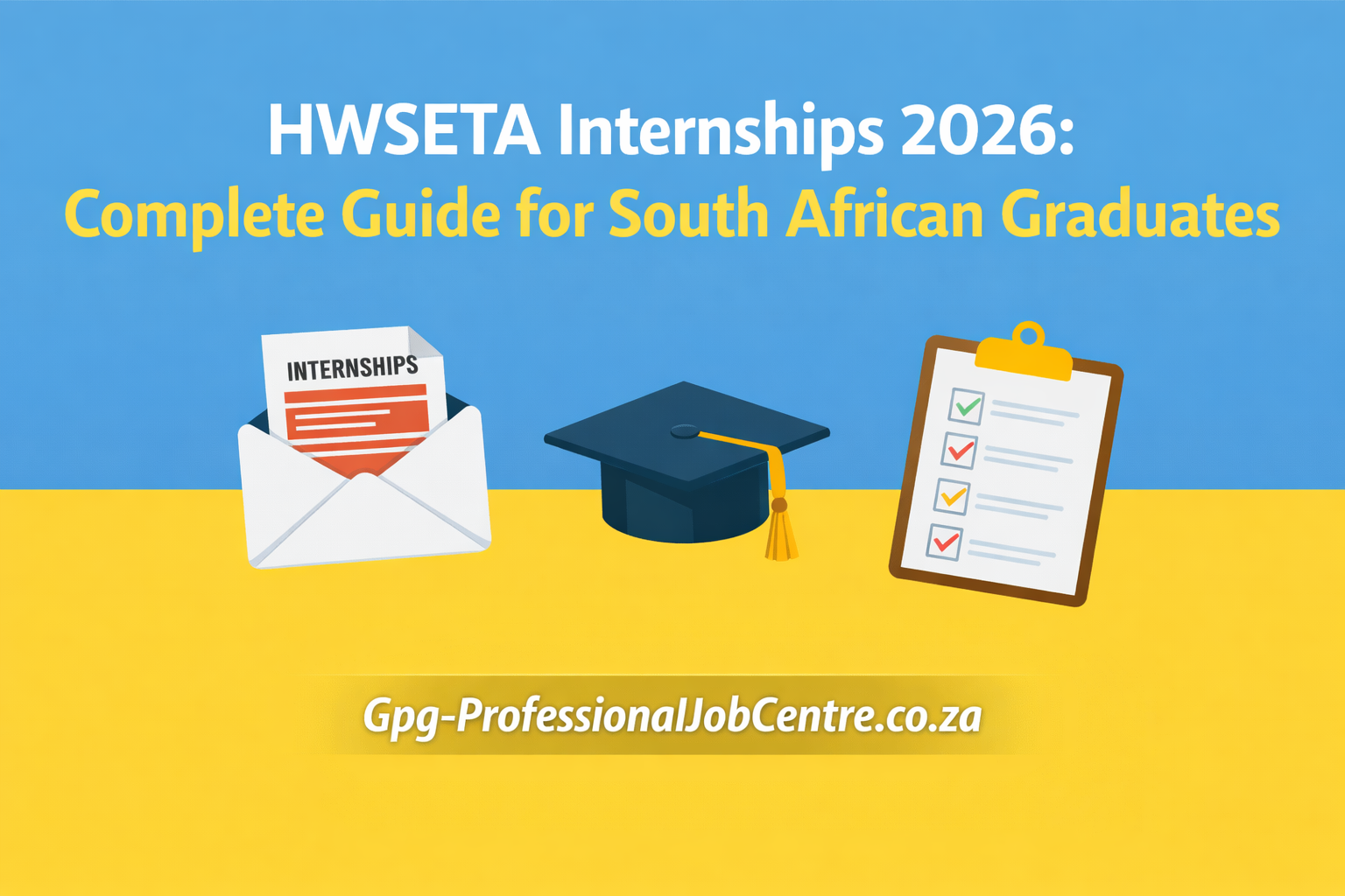 South African graduate applying for HWSETA internship programme 2026