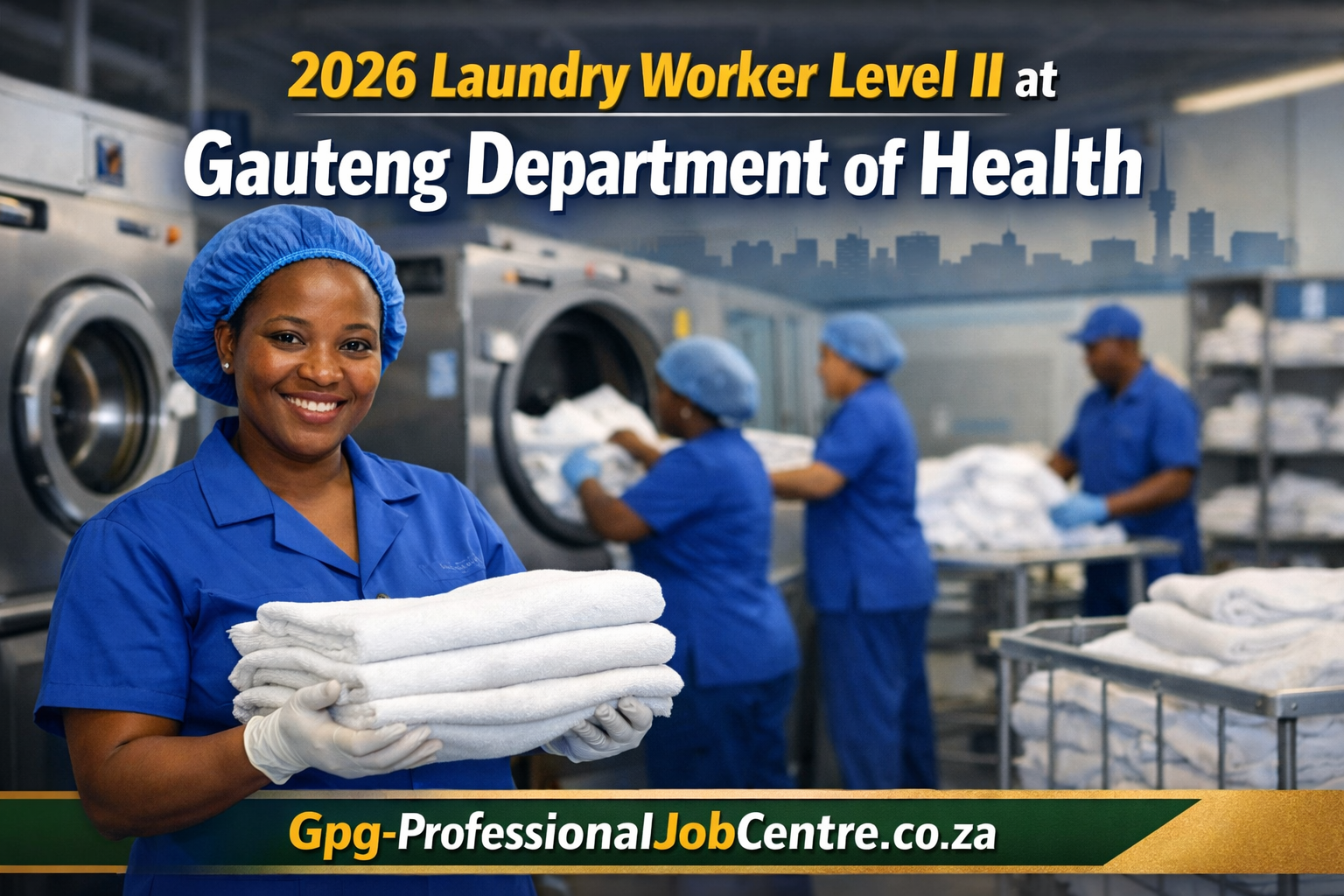 2026 Laundry Worker Level II at Gauteng Department of Health