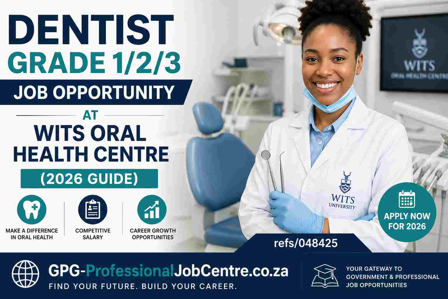 Dentist supervising dental students during clinical training