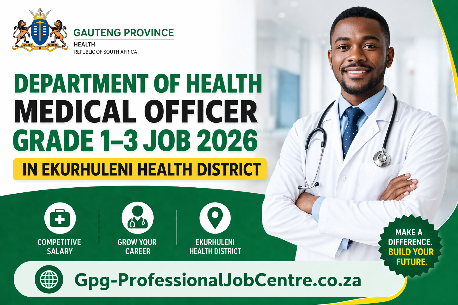 Medical Officer providing primary healthcare services in Ekurhuleni Health District
