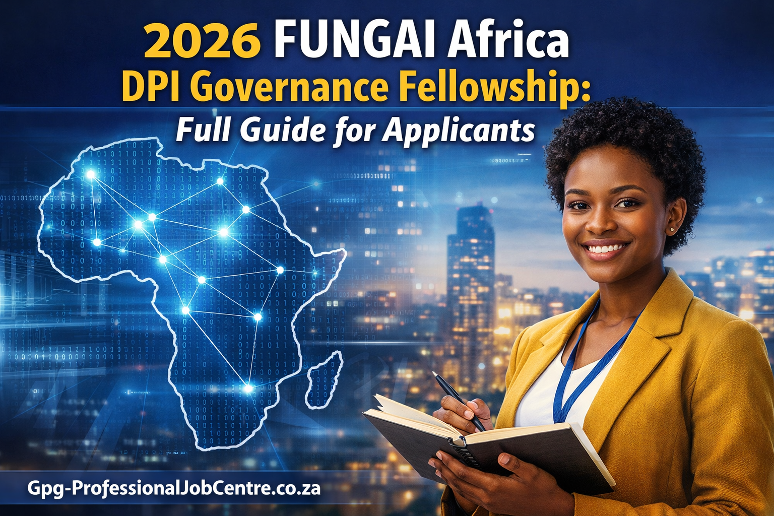 African researcher analyzing digital policy systems