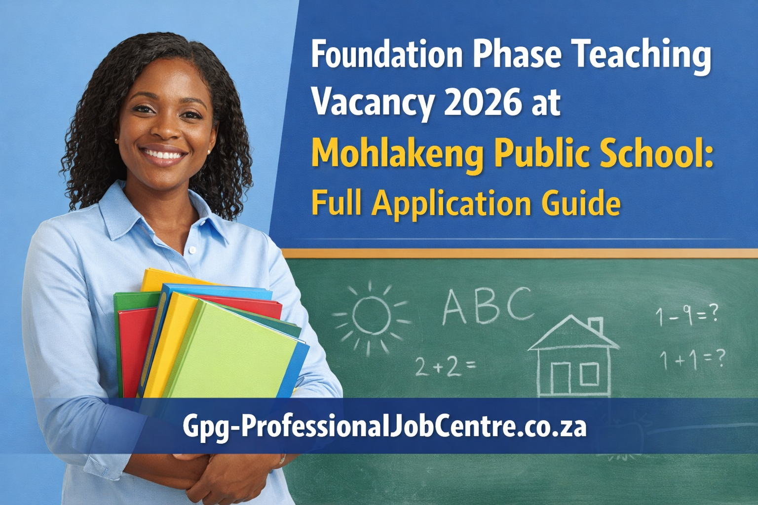 Foundation phase educator teaching Setswana and mathematics in a South African classroom