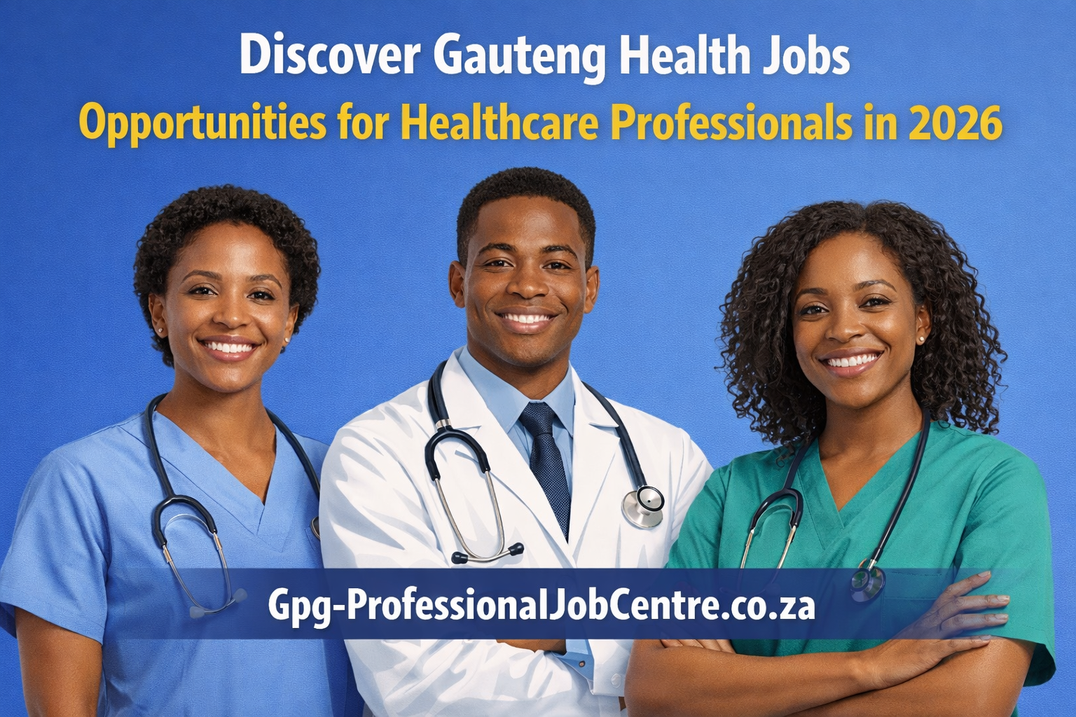 Healthcare professionals working in Gauteng hospitals and clinics