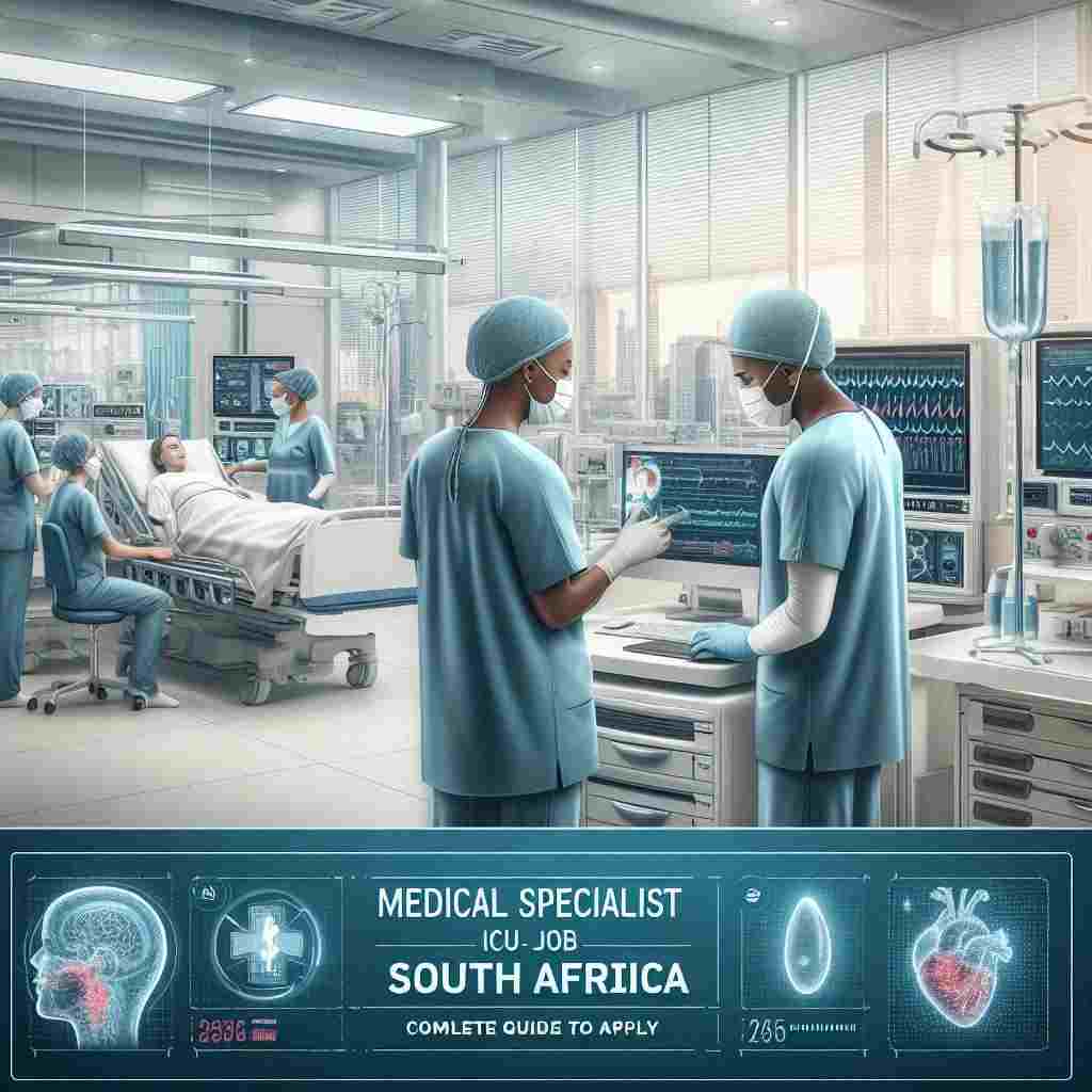 Medical specialist working in ICU at Helen Joseph Hospital Johannesburg