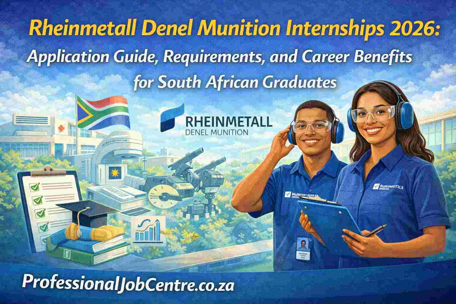 South African graduates working in a manufacturing and logistics environment