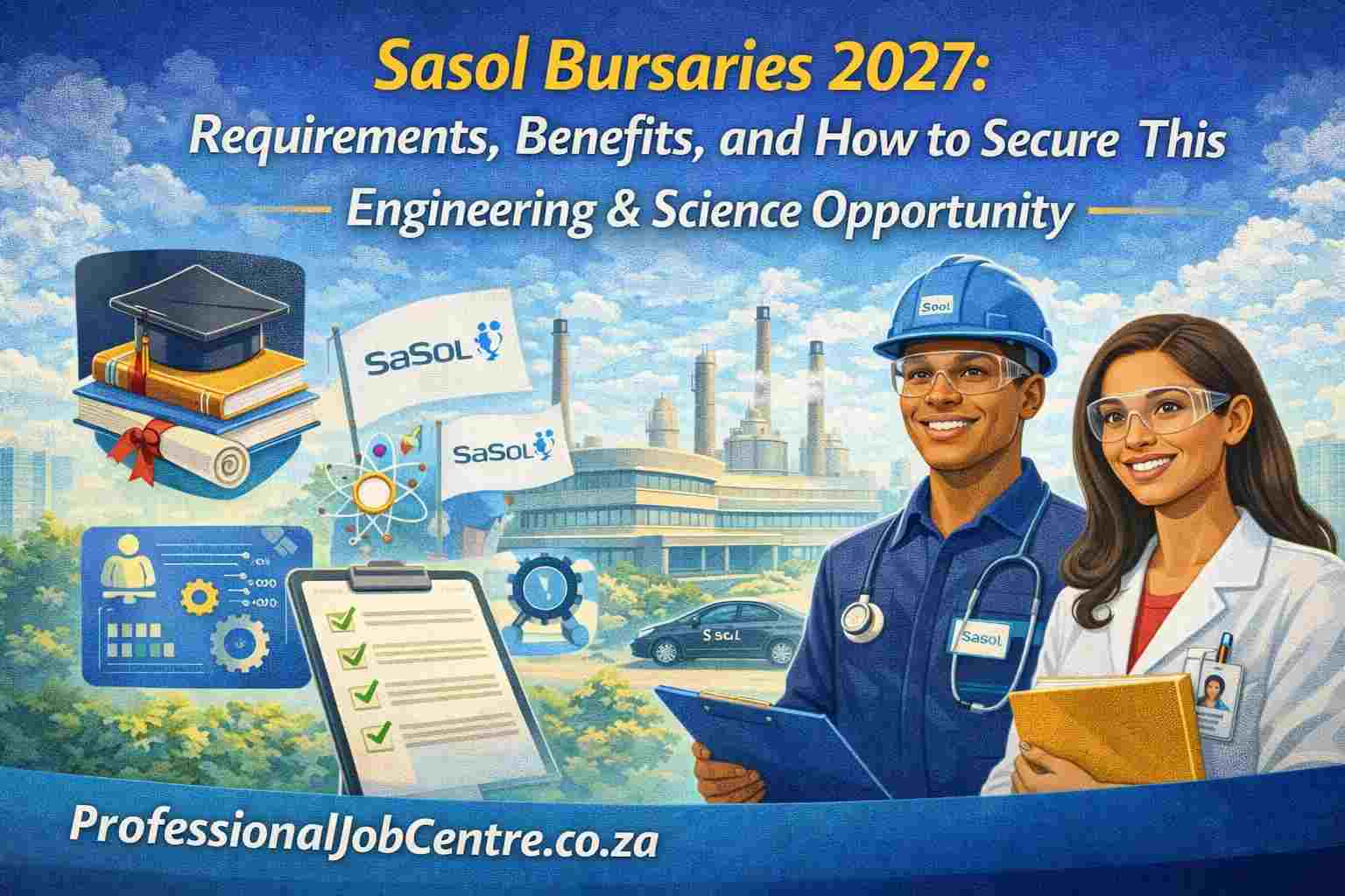 South African engineering students studying with bursary support