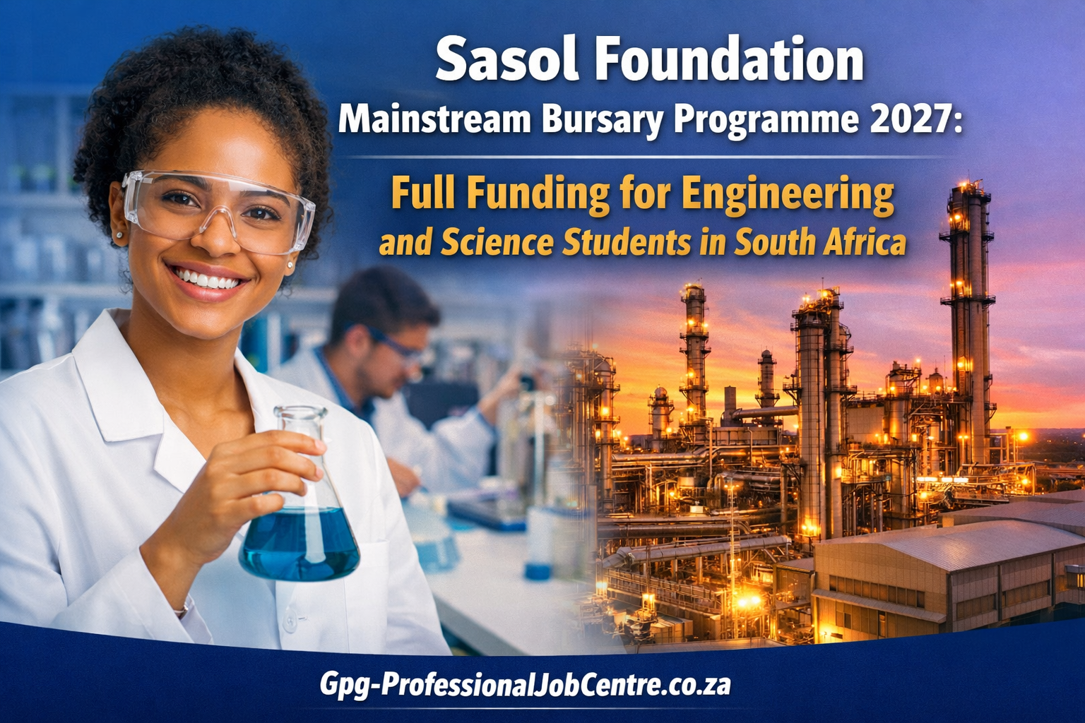Sasol bursary 2027 for engineering and science students in South Africa
