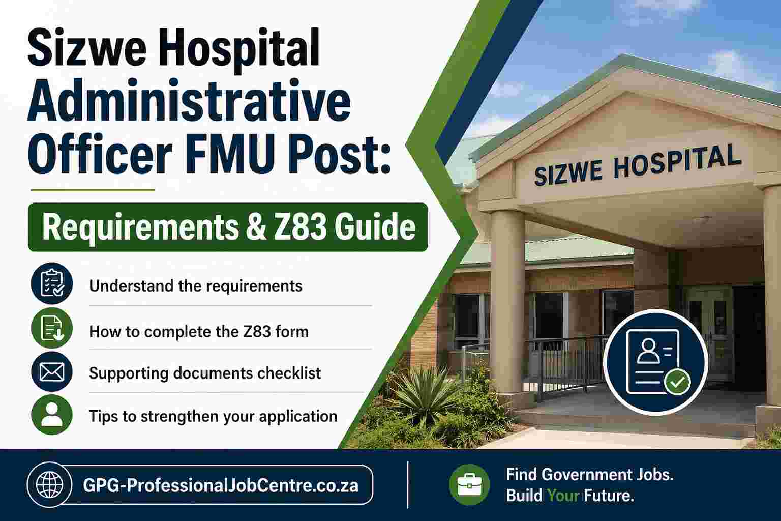 Administrative Officer working in hospital facility management at Sizwe Tropical Disease Hospital Gauteng