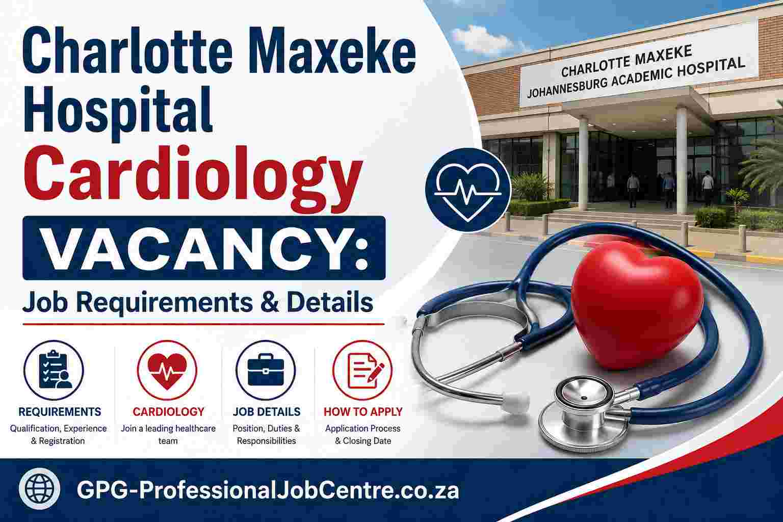 Clinical Technologist performing cardiology diagnostic procedures at Charlotte Maxeke Johannesburg Academic Hospital