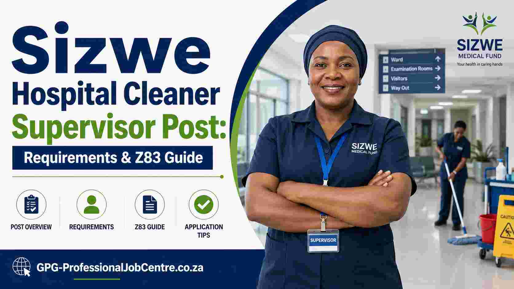 Cleaner Supervisor vacancy at Sizwe Tropical Disease Hospital Gauteng Department of Health 2026