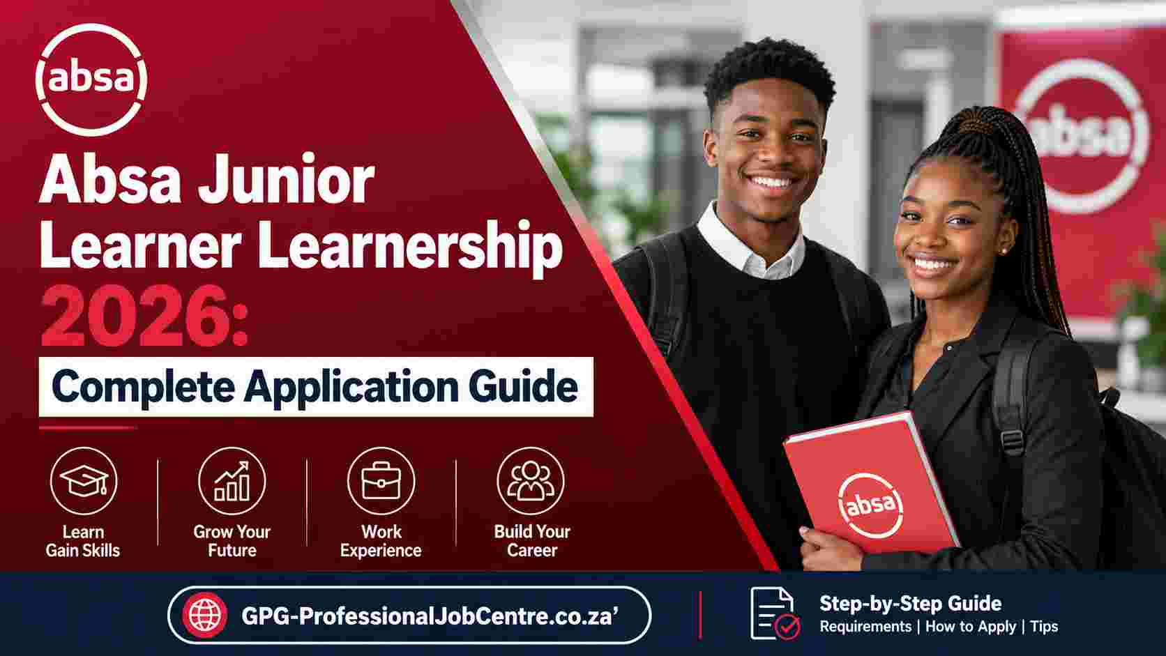 Absa Junior Learner Learnership 2026 application guide for South African graduates.