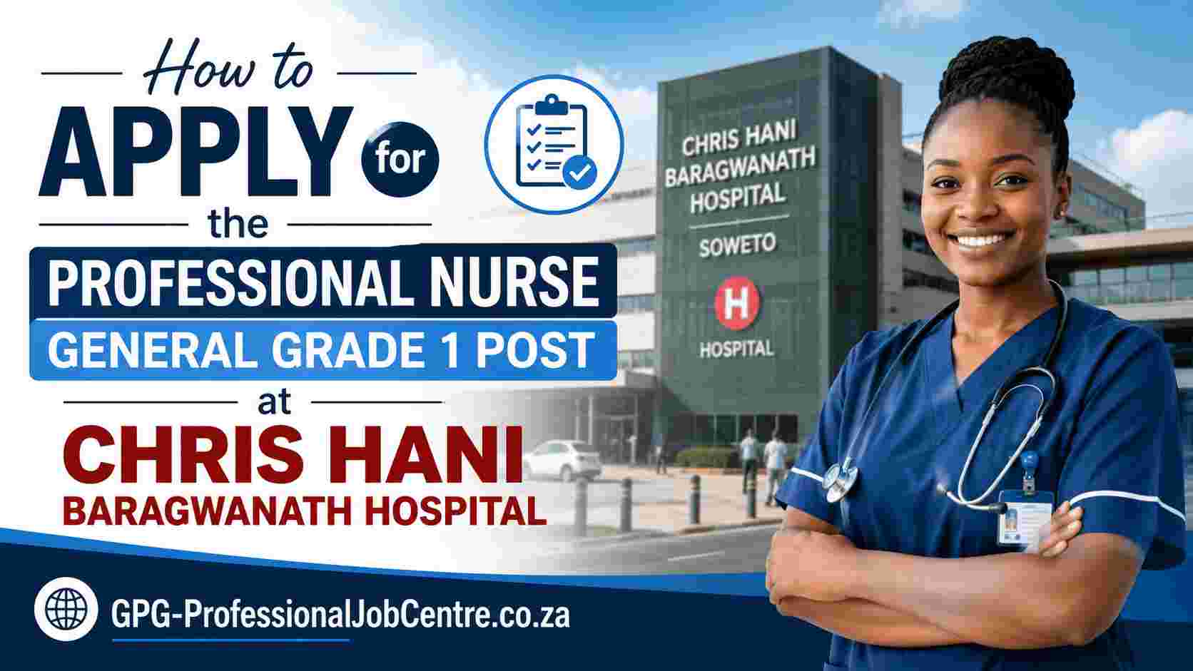 Professional nurses working in a Gauteng Department of Health hospital corridor.