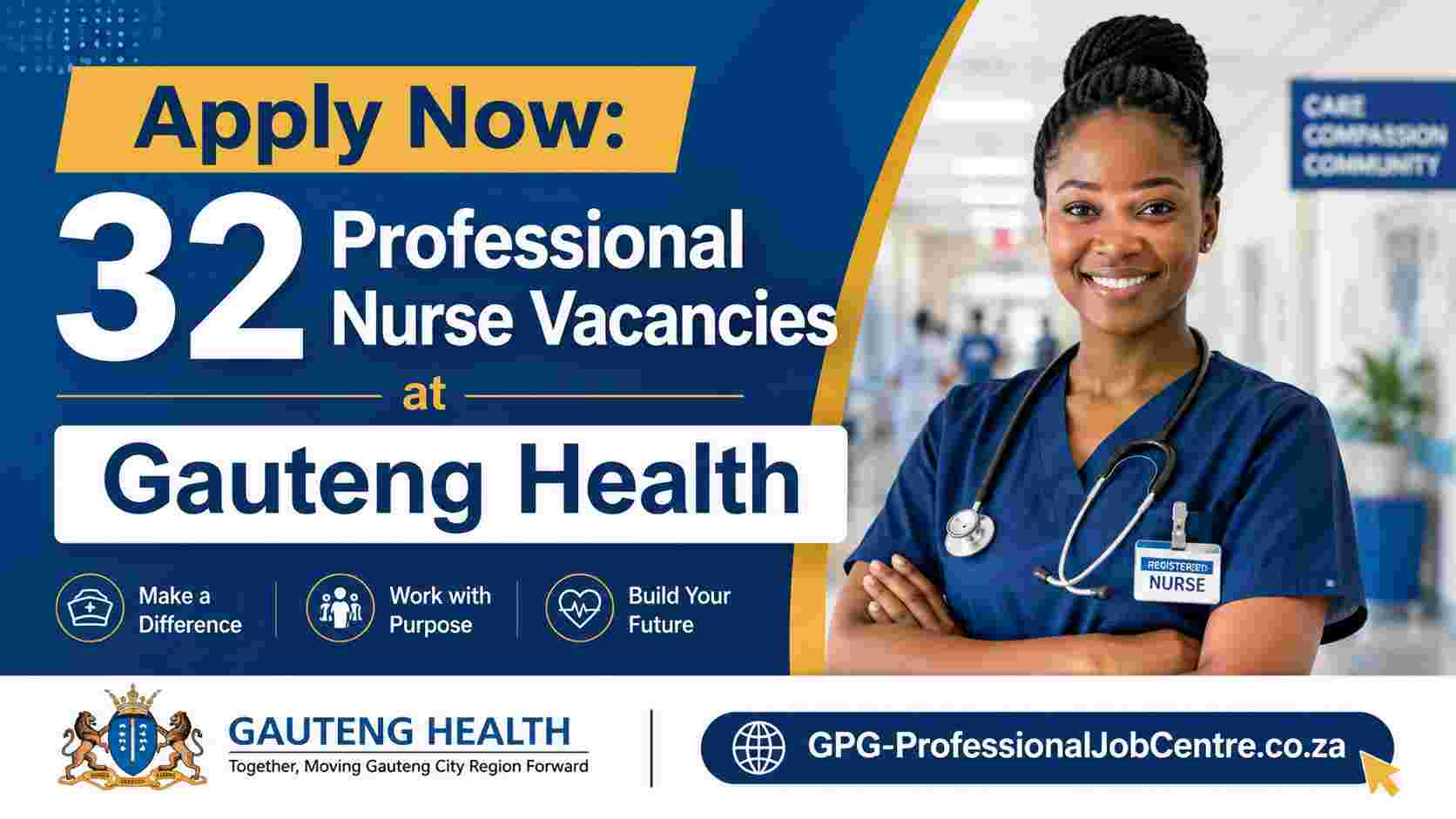 Gauteng Health nursing vacancies professional nurse job application guide